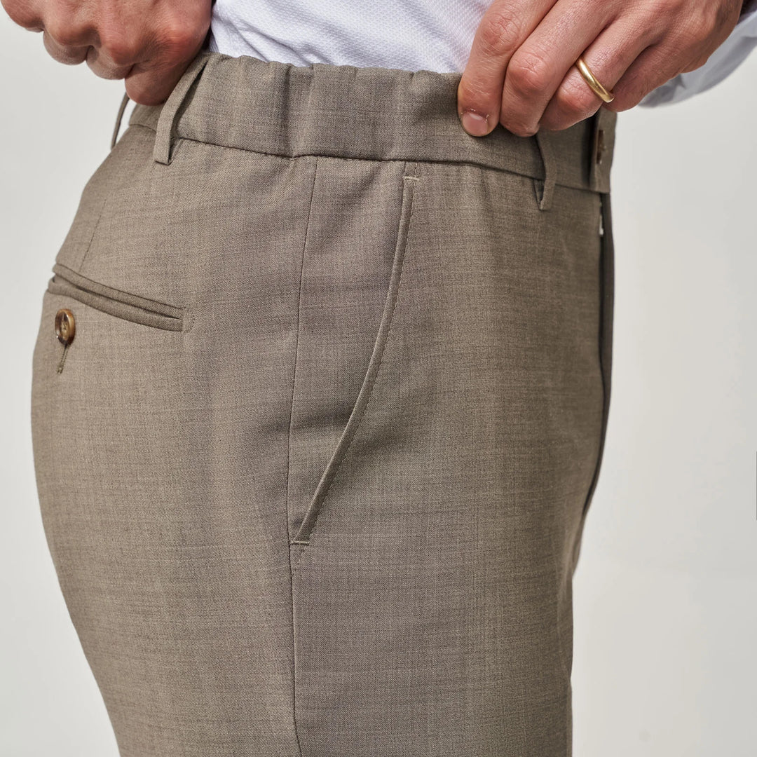 FATO TRESPASSE TAUPE SLIM FIT ZOLF