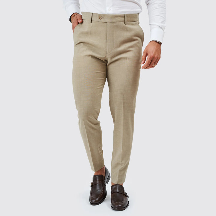 FATO BEGE SLIM FIT ZOLF