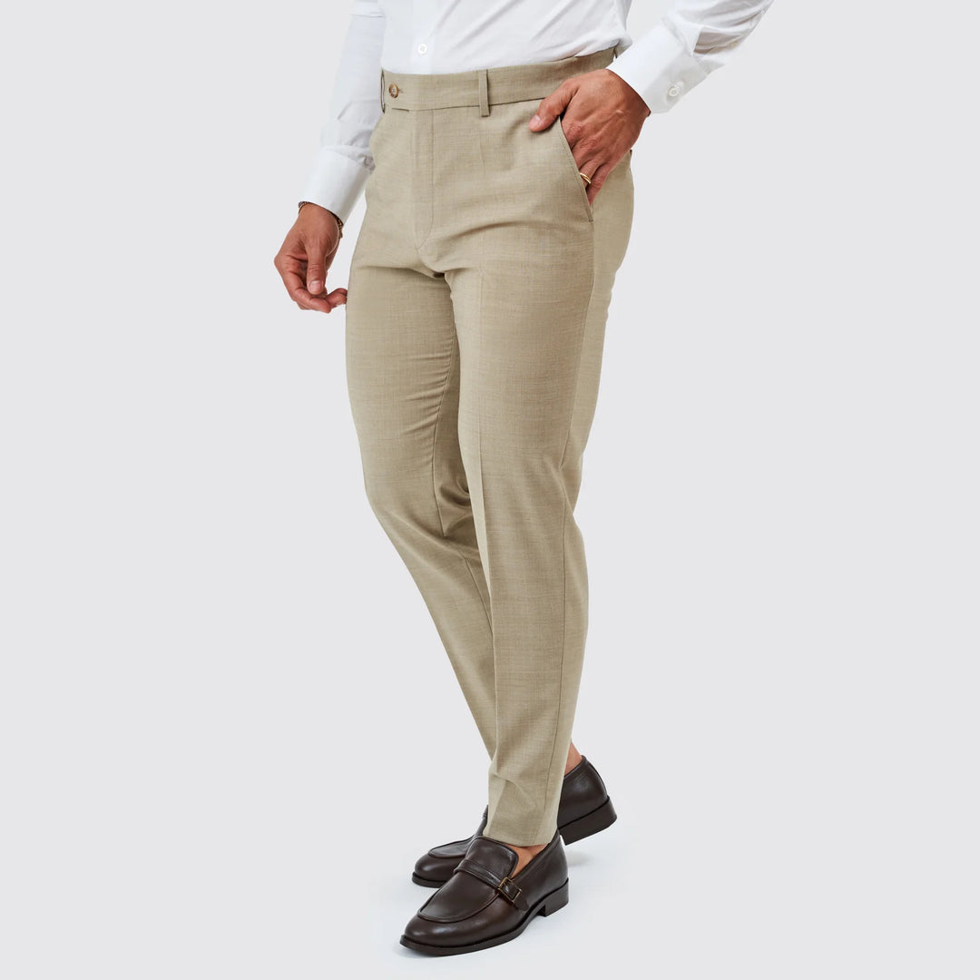 FATO BEGE SLIM FIT ZOLF