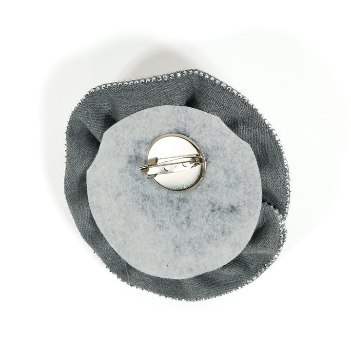APLIQUE CINZA COM STRASS NO SECRETS