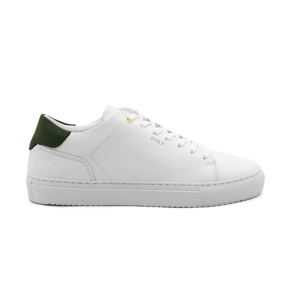 SAPATILHA CASUAL BRANCO COM VERDE ZOLF