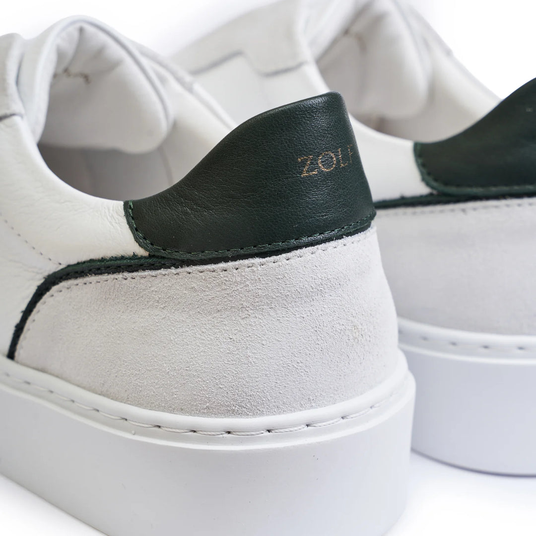 SAPATILHA ELASTICO BRANCO COM VERDE ZOLF