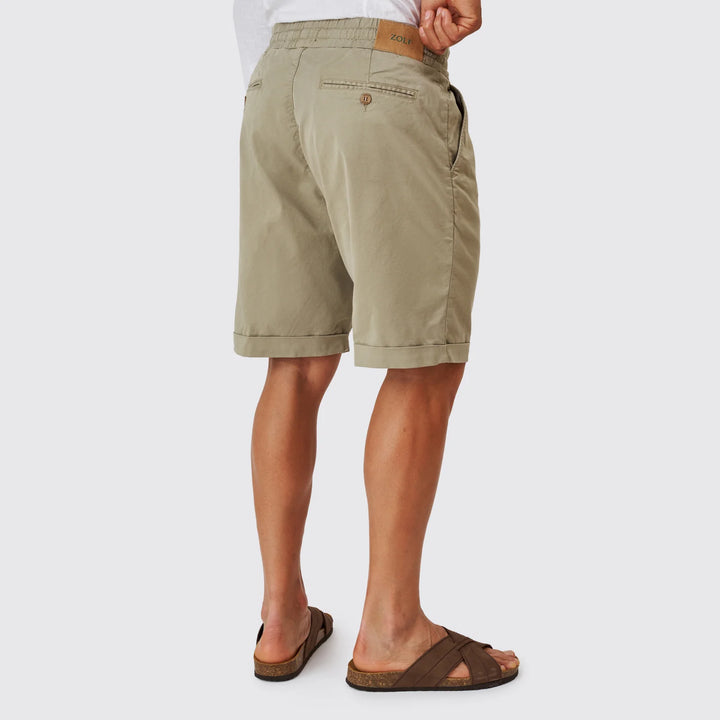 CALÇÃO SARJA COM CORDÃO TAUPE ZOLF
