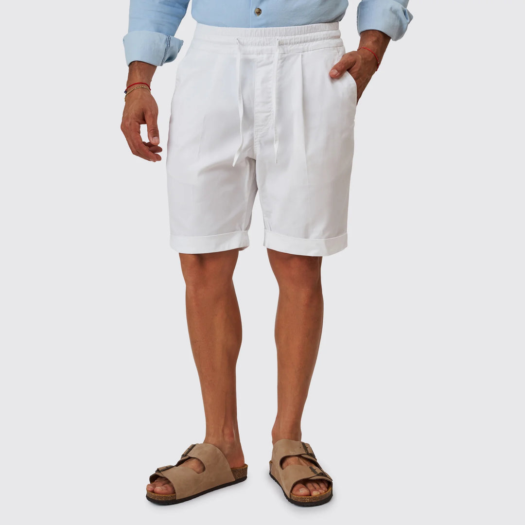 CALÇÃO SARJA COM CORDÃO BRANCO ZOLF
