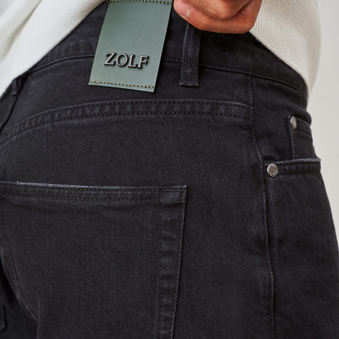 CALÇÃO DENIM PRETO ZOLF