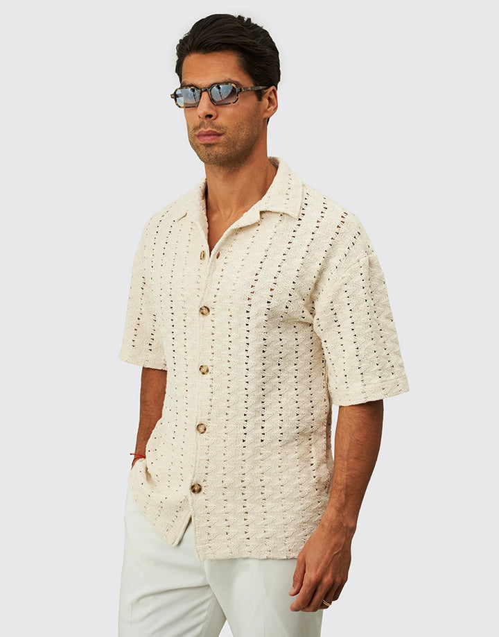 CAMISA RENDADA CRU ZOLF