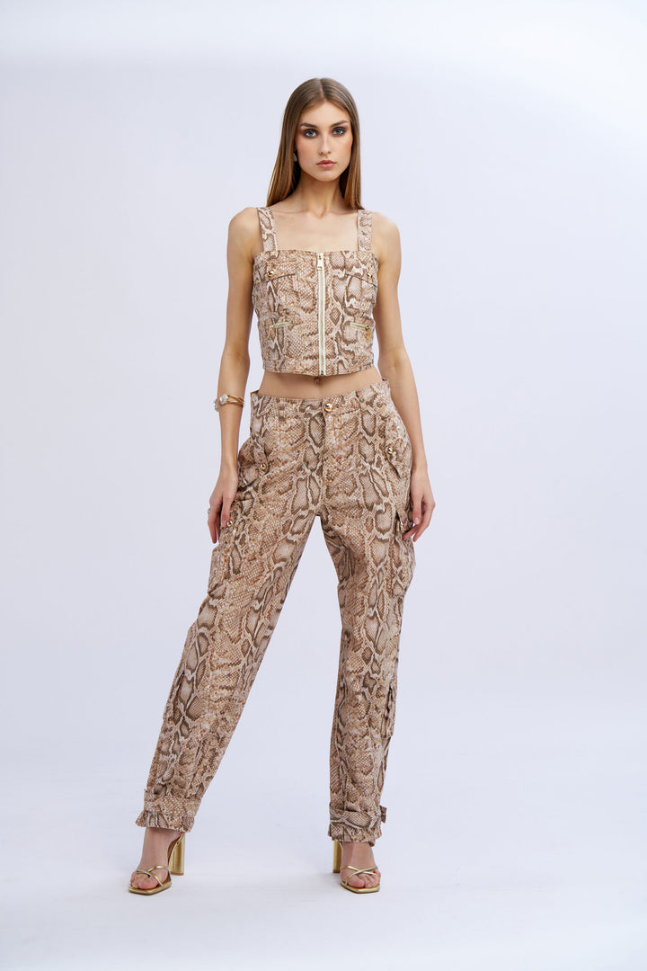 TOP CARGO ESTAMPADO NO SECRETS