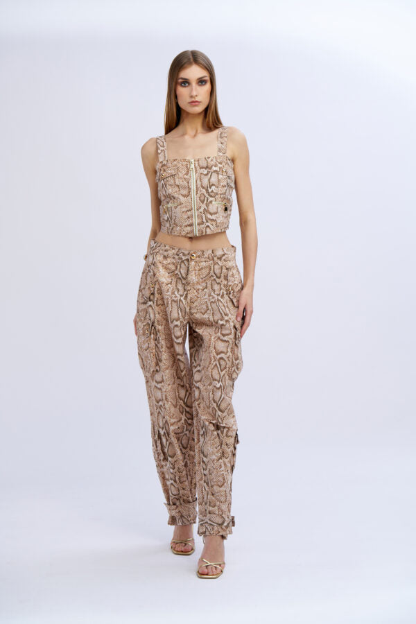 TOP CARGO ESTAMPADO NO SECRETS