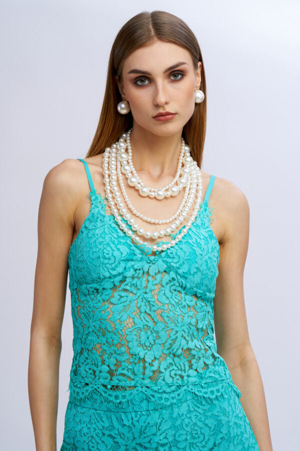 TOP MENTA RENDADO NO SECRETS