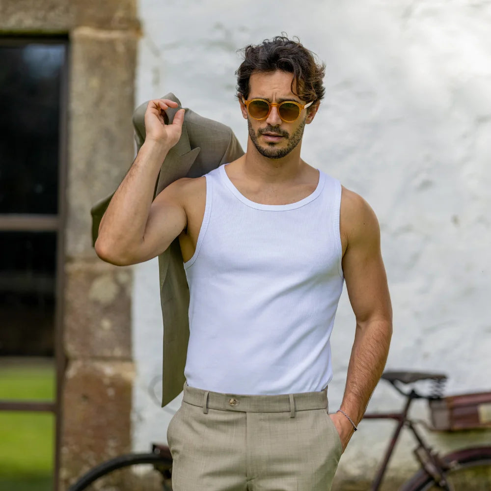 T-SHIRT TANK RIB PRETO ZOLF