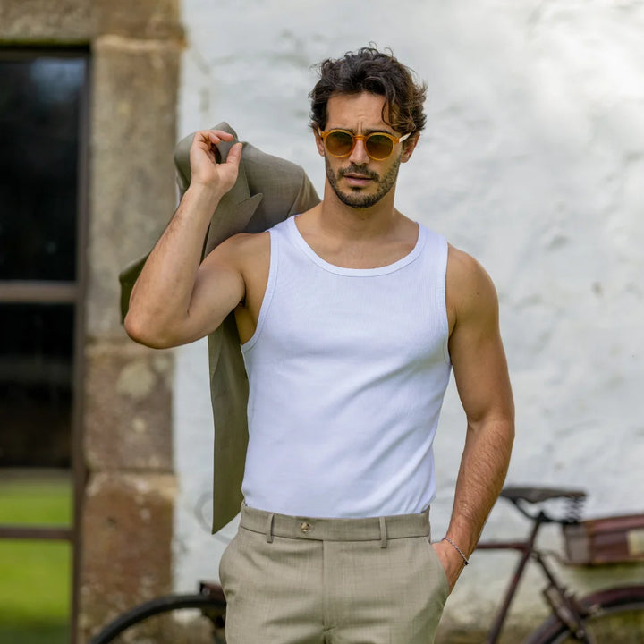 T-SHIRT TANK RIB PRETO ZOLF