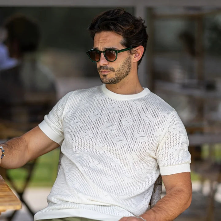 T-SHIRT TRICOT PADRÃO CRU ZOLF