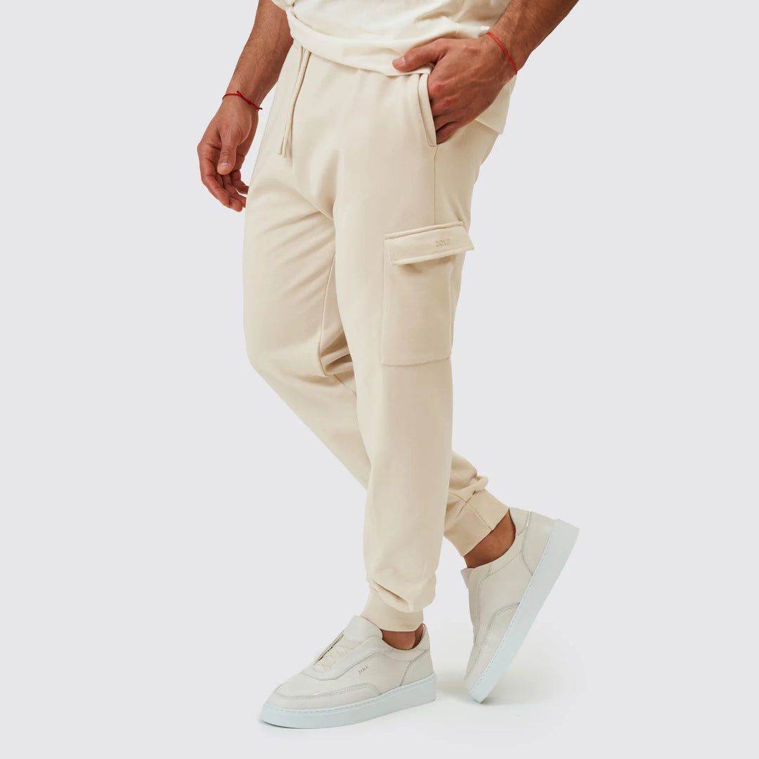 CALÇA JOGGER BEGE ZOLF