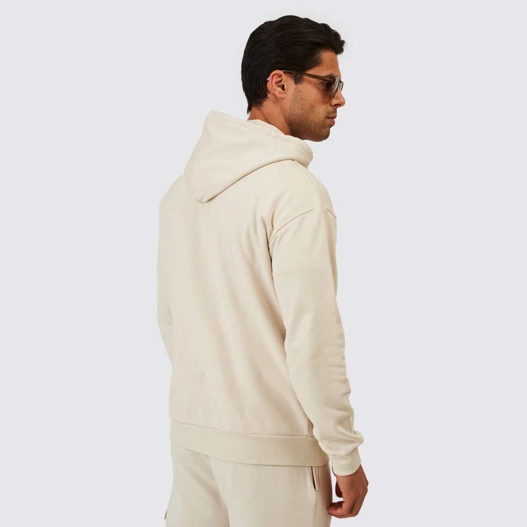 CASACO HOODIE BEGE ZOLF