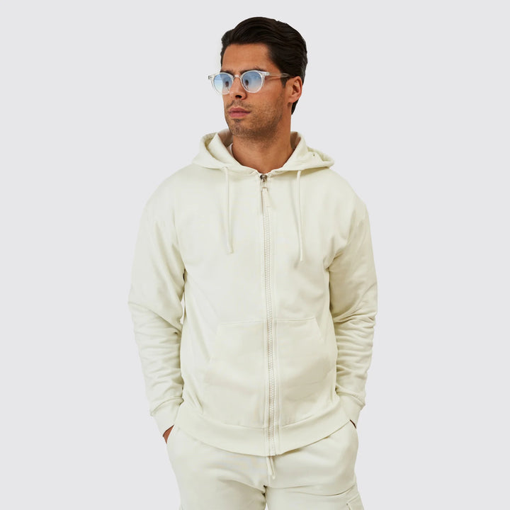CASACO HOODIE OFF WHITE ZOLF