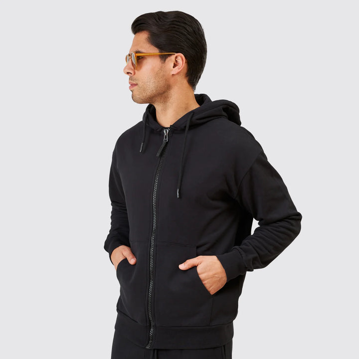 CASACO HOODIE PRETO ZOLF