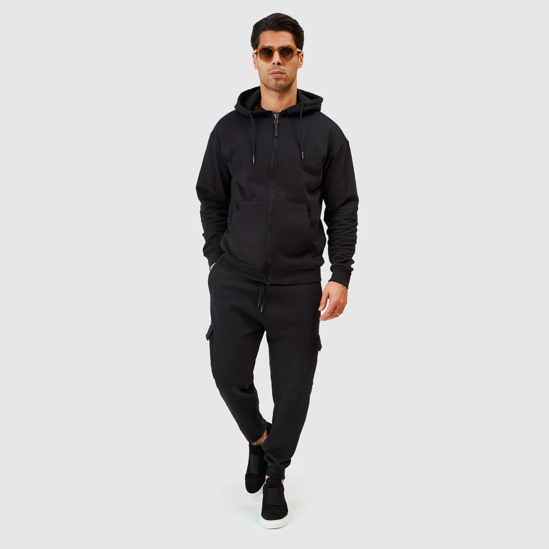 CASACO HOODIE PRETO ZOLF