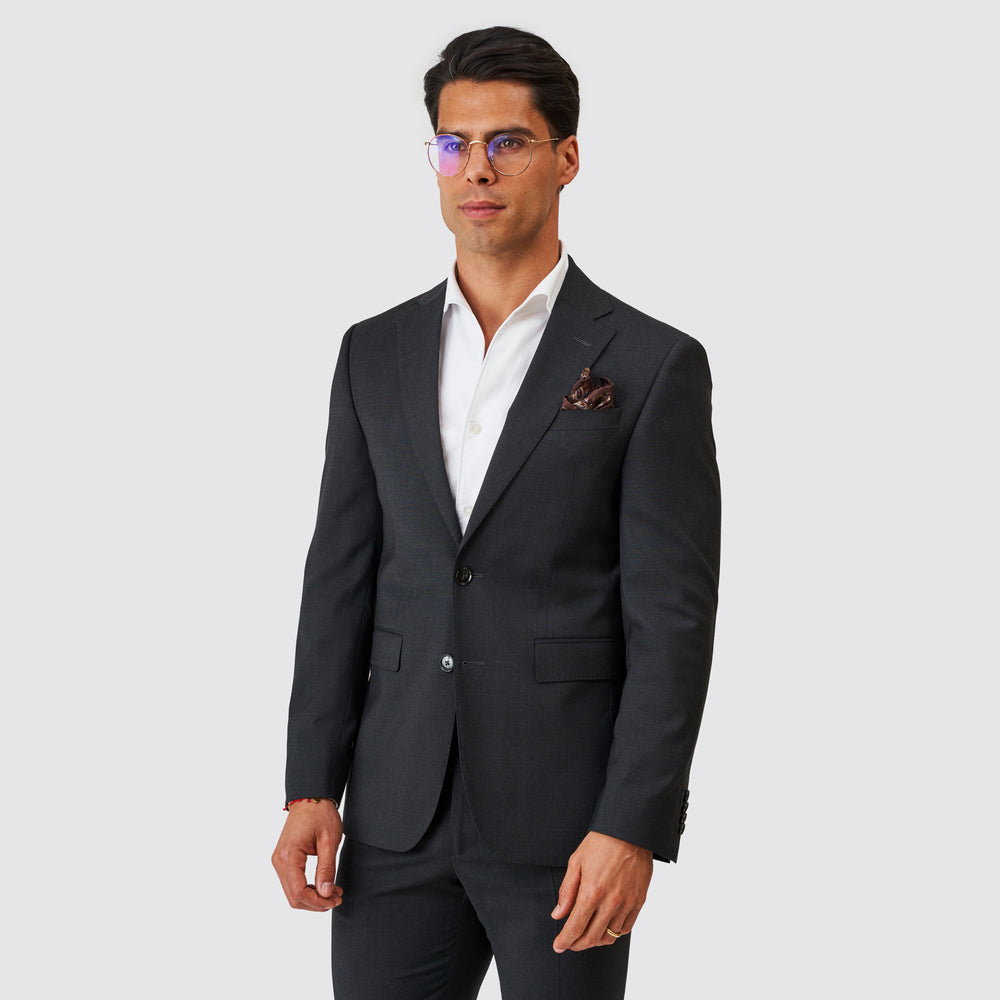 Fato cinza antracite slim fit Zolf | Ponto Chic