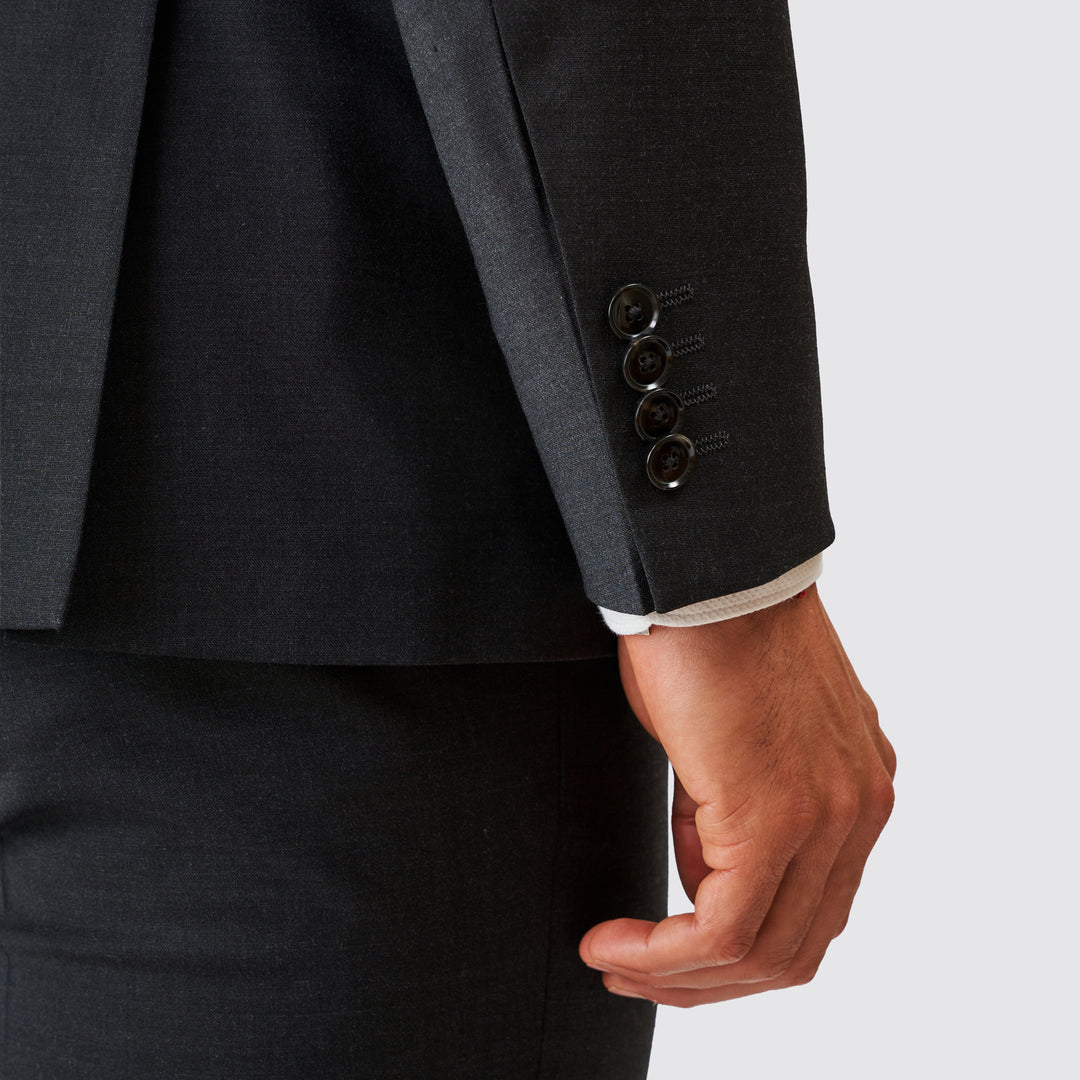 Fato cinza antracite slim fit Zolf | Ponto Chic