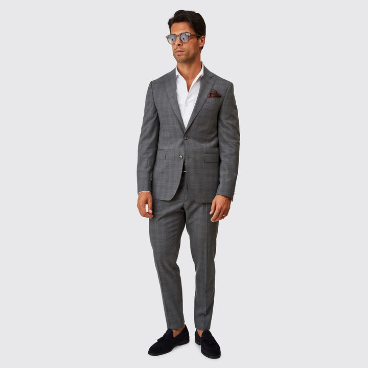 FATO CINZA PRINCIPE DE GALES SLIM FIT ZOLF
