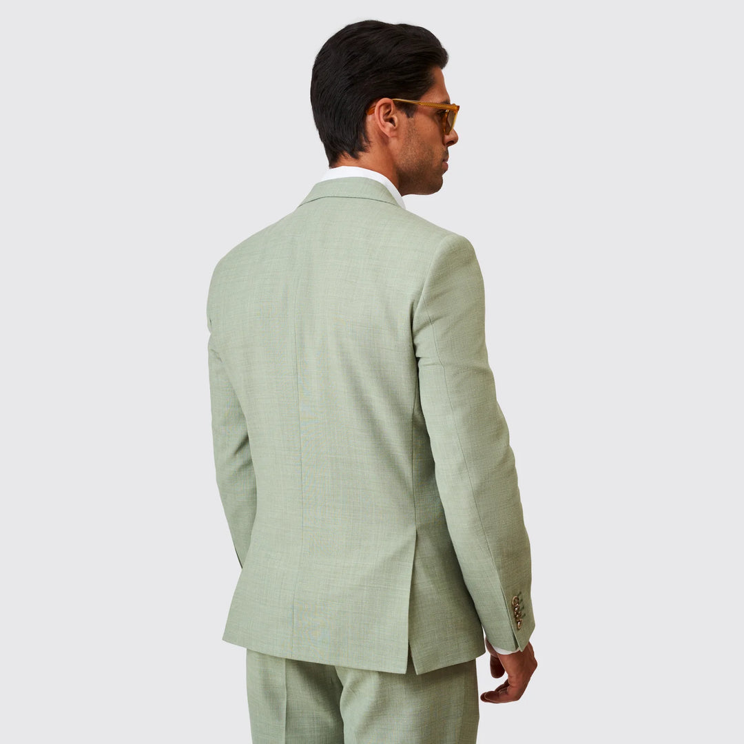 FATO EM MISTURA DE LINHO VERDE SLIM FIT ZOLF