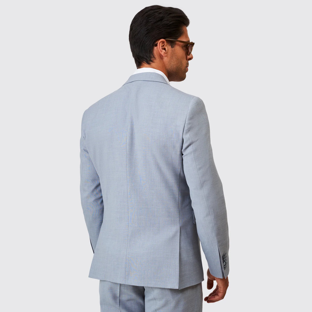 FATO MISTURA DE LINHO AZUL SLIM FIT ZOLF