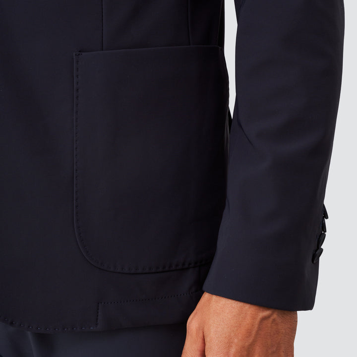 BLAZER TÉCNICO COM CAPUZ AZUL ZOLF