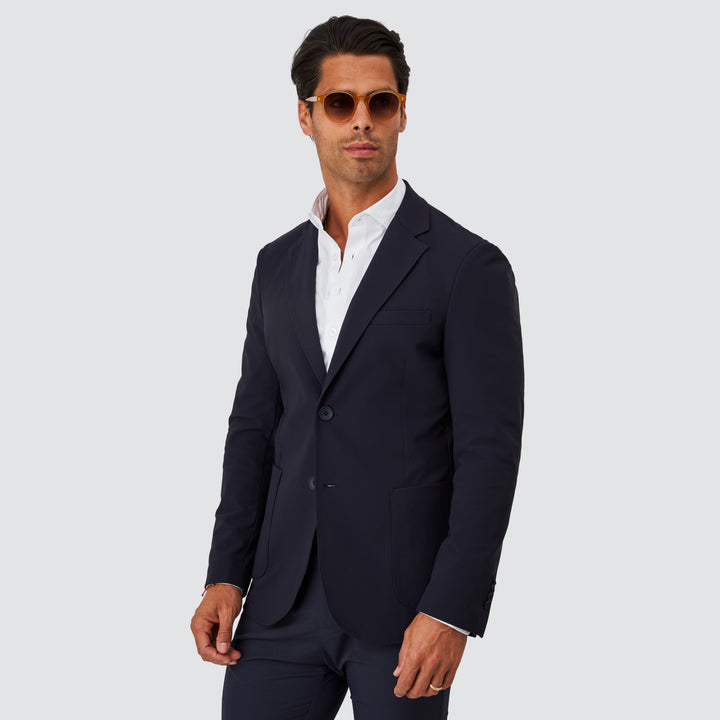 BLAZER TÉCNICO COM CAPUZ AZUL ZOLF