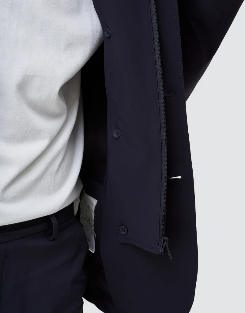 BLAZER TÉCNICO COM CAPUZ AZUL ZOLF