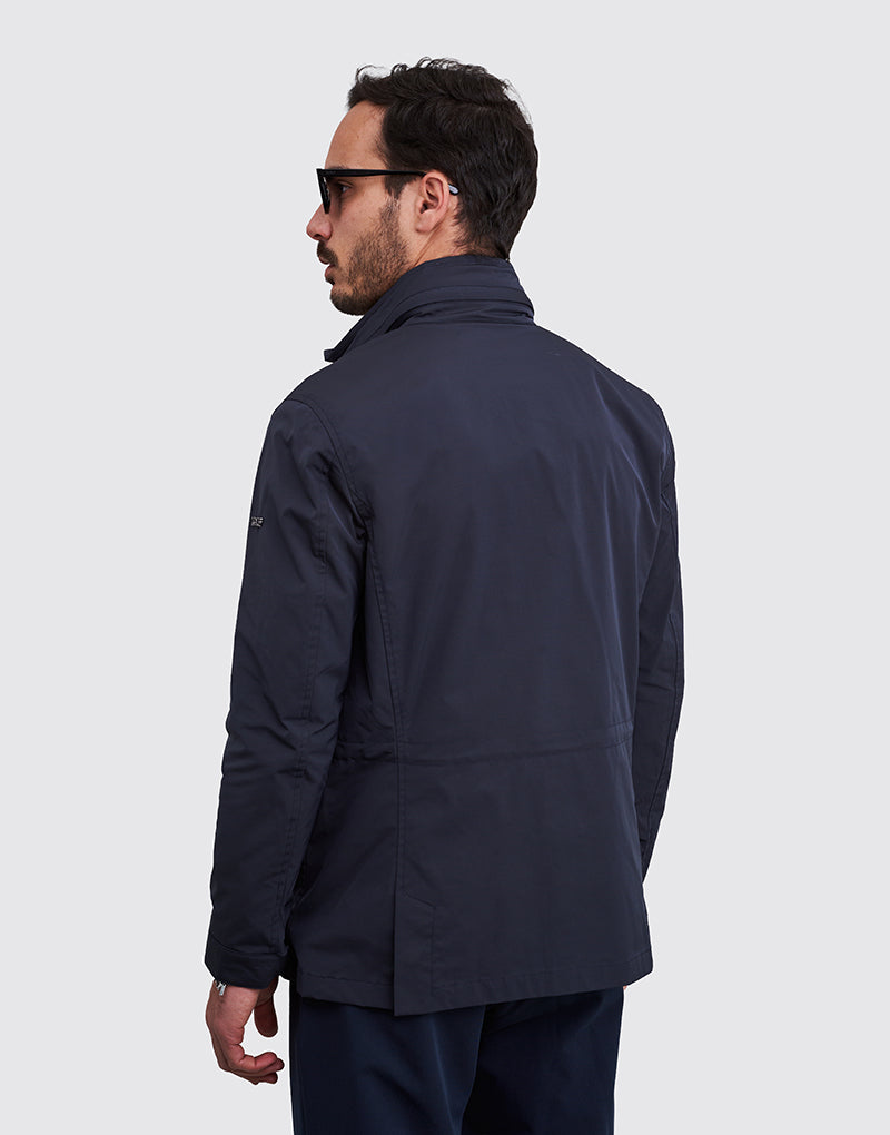 PARKA TÉCNICA LEVE COM BOLSOS AZUL ZOLF