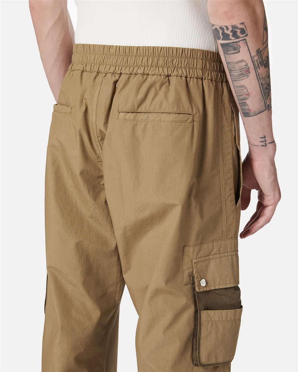 CALÇA CARGO BEGE ESCURO ICEBERG  MEN