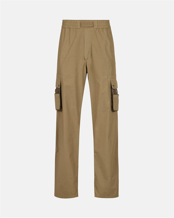 CALÇA CARGO BEGE ESCURO ICEBERG  MEN