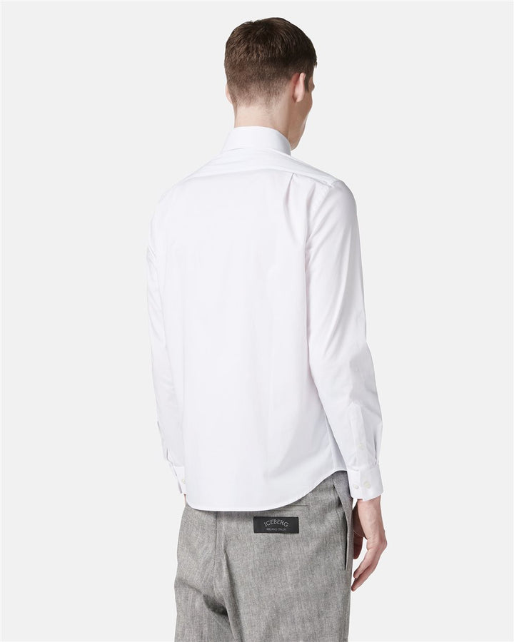 CAMISA BRANCA MANGA COMPRIDA ICEBERG MEN