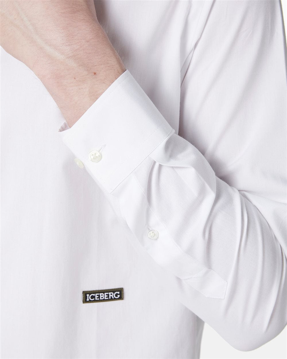 CAMISA BRANCA MANGA COMPRIDA ICEBERG MEN
