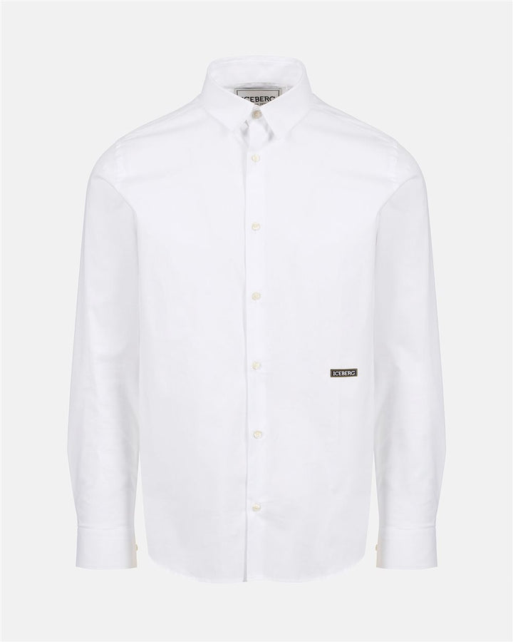 CAMISA BRANCA MANGA COMPRIDA ICEBERG MEN