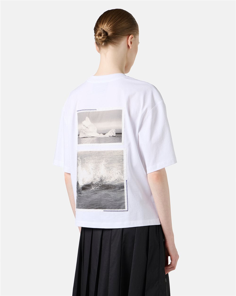 T SHIRT CROPED BRANCA ICEBERG WOMEN
