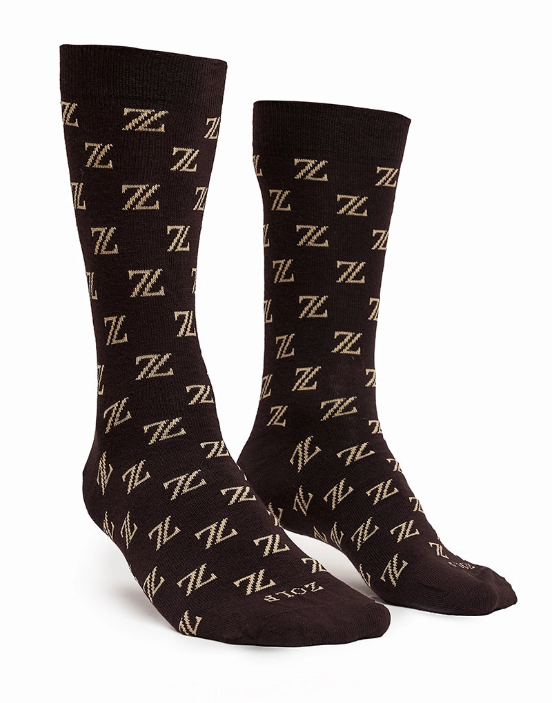 PACK MEIAS CACAU E BEGE ZOLF