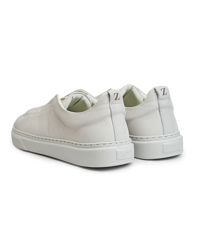 SAPATILHA CASUAL COM ELÁSTICO OFF WHITE ZOLF