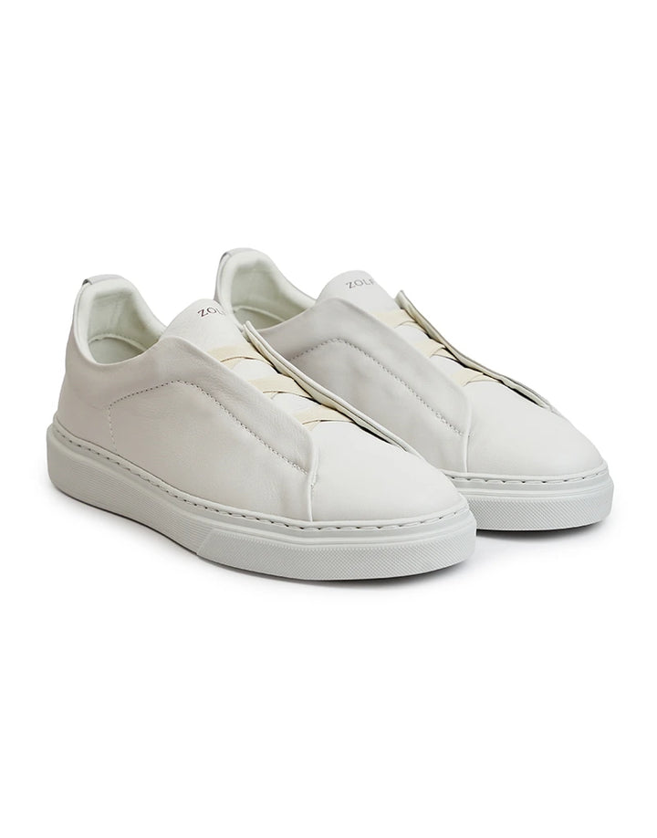 SAPATILHA CASUAL COM ELÁSTICO OFF WHITE ZOLF