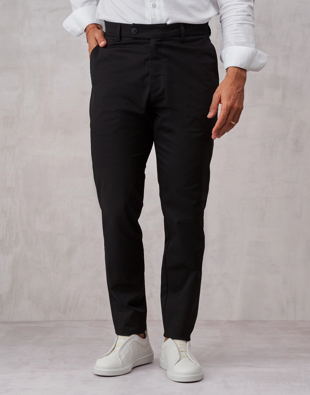CALÇA CHINO PRETA ZOLF