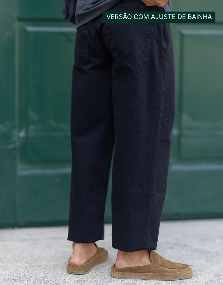 DENIM BALLOON PRETA ZOLF