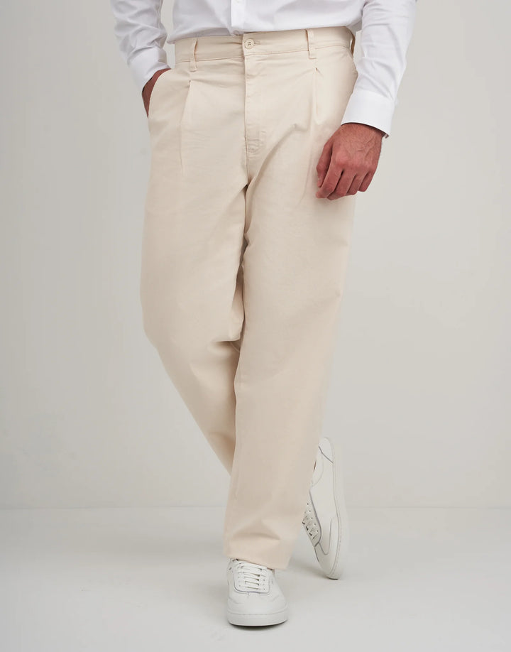 CALÇA CHINO BALLOON BEGE ZOLF