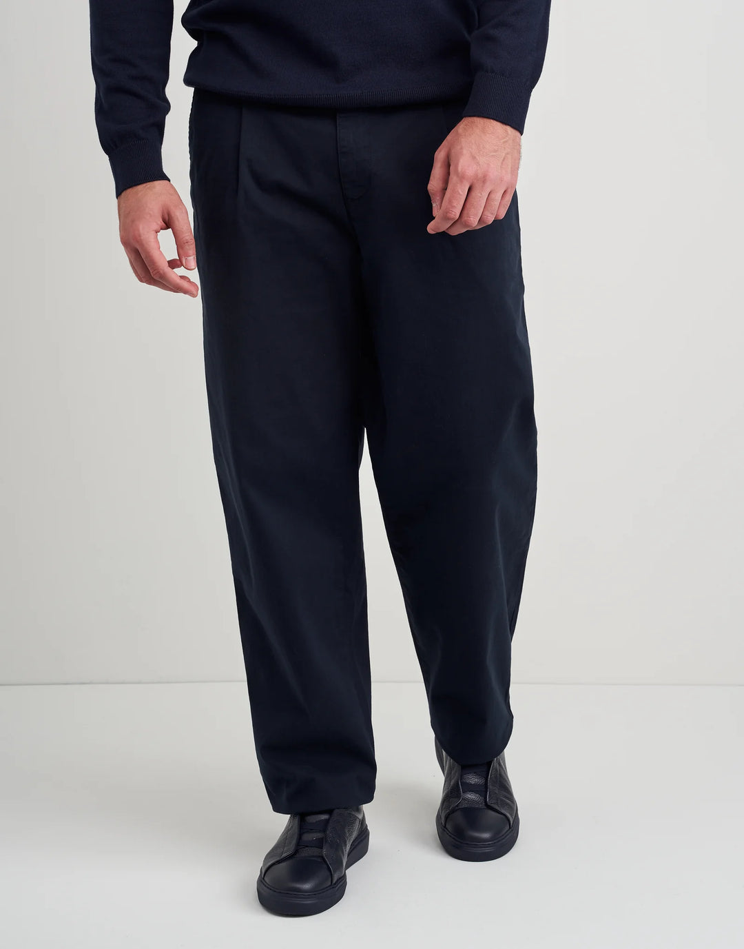 CALÇA CHINO BALLOON AZUL ZOLF