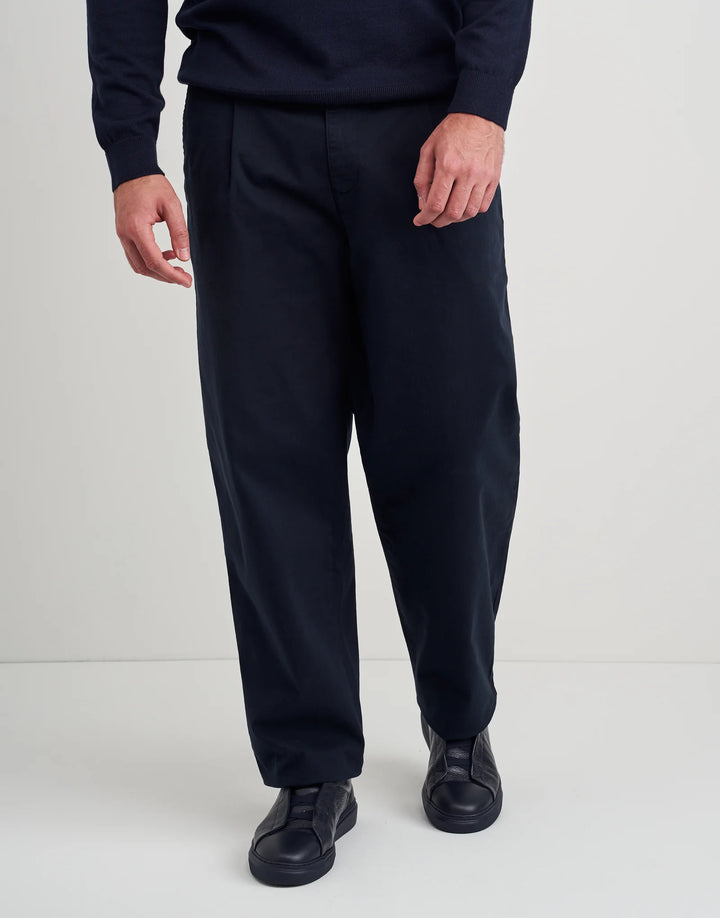 CALÇA CHINO BALLOON AZUL ZOLF