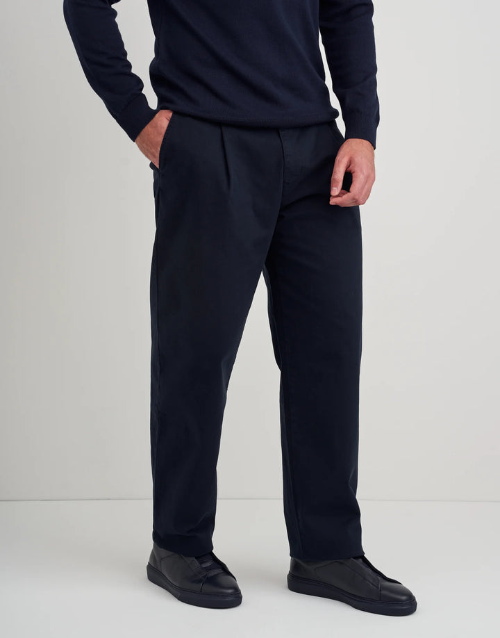 CALÇA CHINO BALLOON AZUL ZOLF