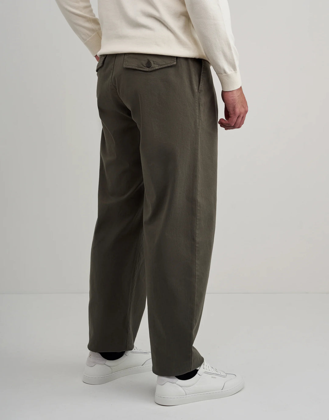 CALÇA CHINO BALLOON VERDE MILITAR ZOLF