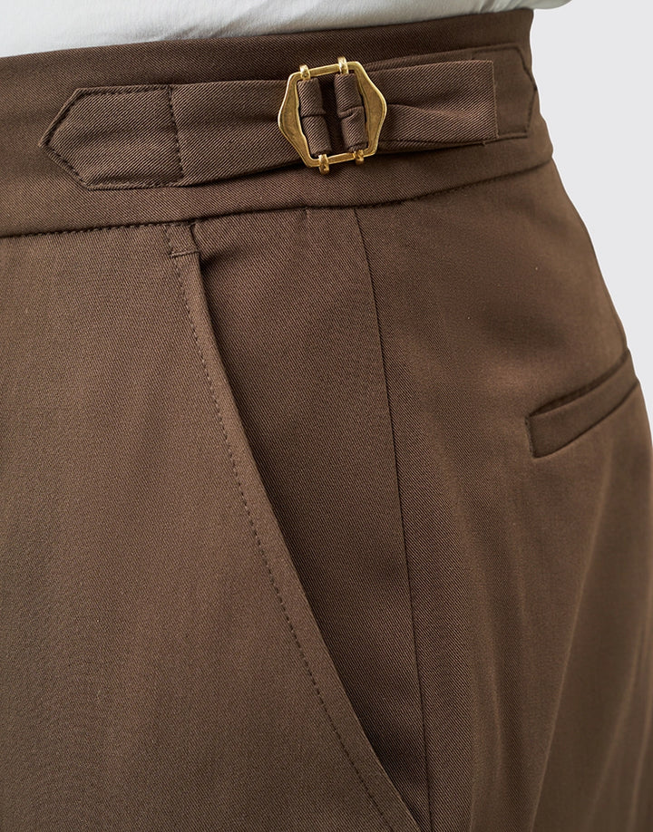 CALÇA SEMI CLÁSSICA COM FIVELA CACAU ZOLF