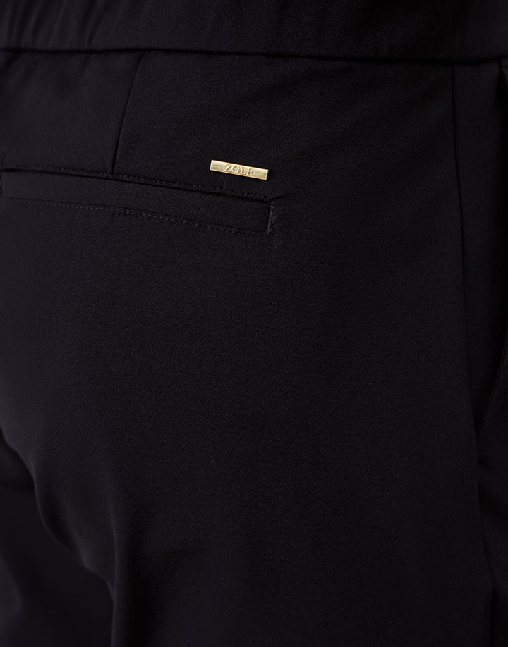 CALÇA COM TECIDO TÉCNICO RELAXED FIT PRETO ZOLF