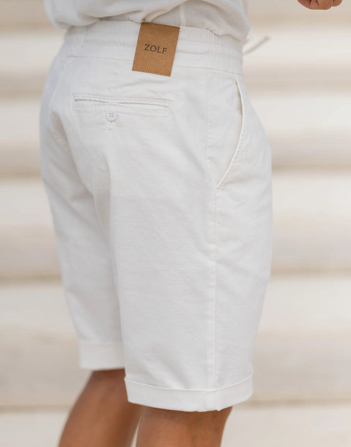 CALÇÃO CHINO COM CORDÃO OFF WHITE ZOLF
