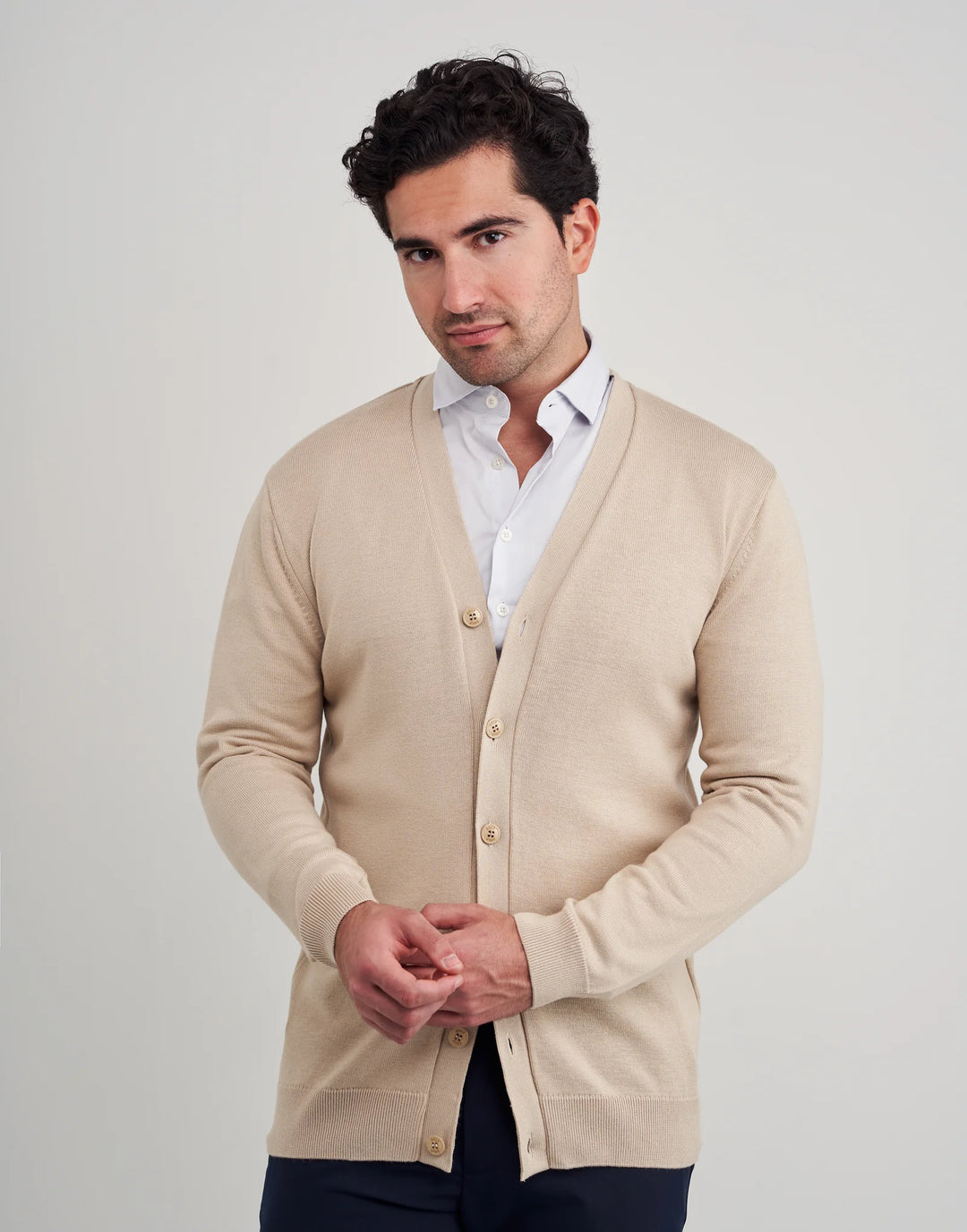 CARDIGAN BOTÕES AREIA ZOLF